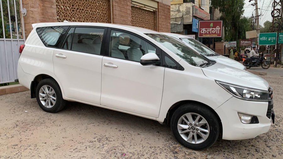 A private Innova ready for an outstation trip