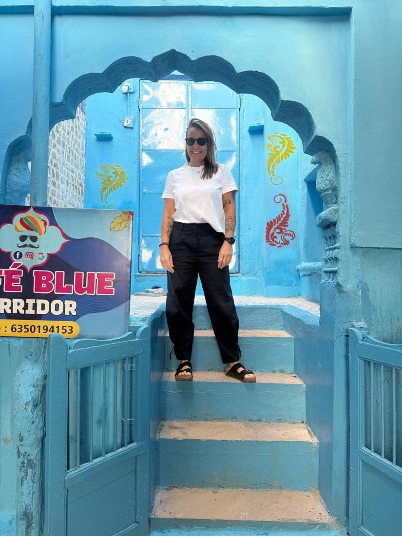 The Blue Corridor arch