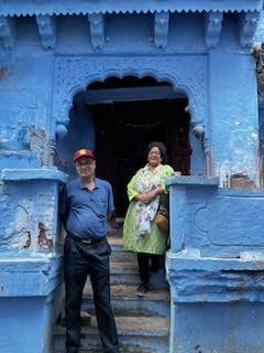 A carved doorway, generations old